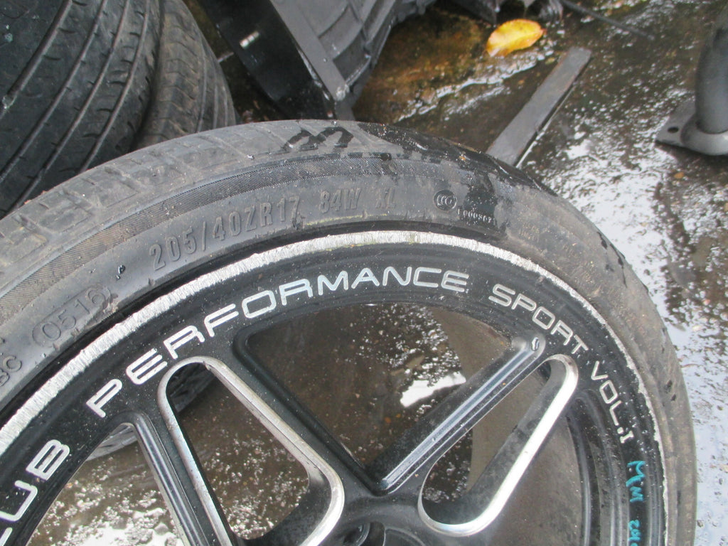 MINI COOPER 2010 17 INCH ALLOY WHEEL WITH TYRE 205/40R17 REF 3