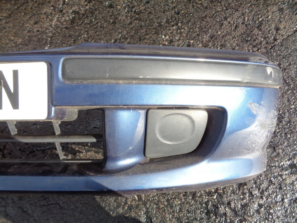 HONDA CIVIC 5 DOOR HATCHBACK 1998 COMPLETE FRONT PLASTIC BUMPER LOWER GRILL BLUE