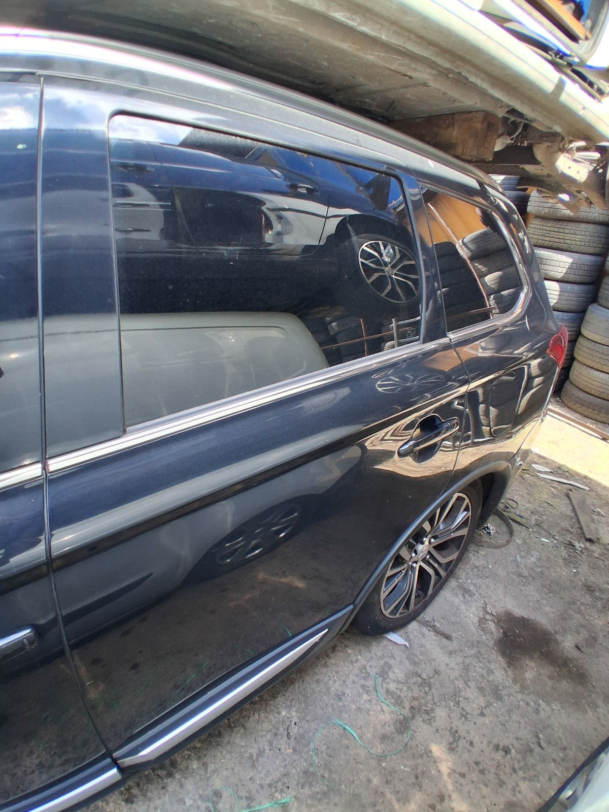 2018 MITSUBISHI OUTLANDER MK3 NSR PASSENGER REAR BARE DOOR AMETHYST BLACK X42