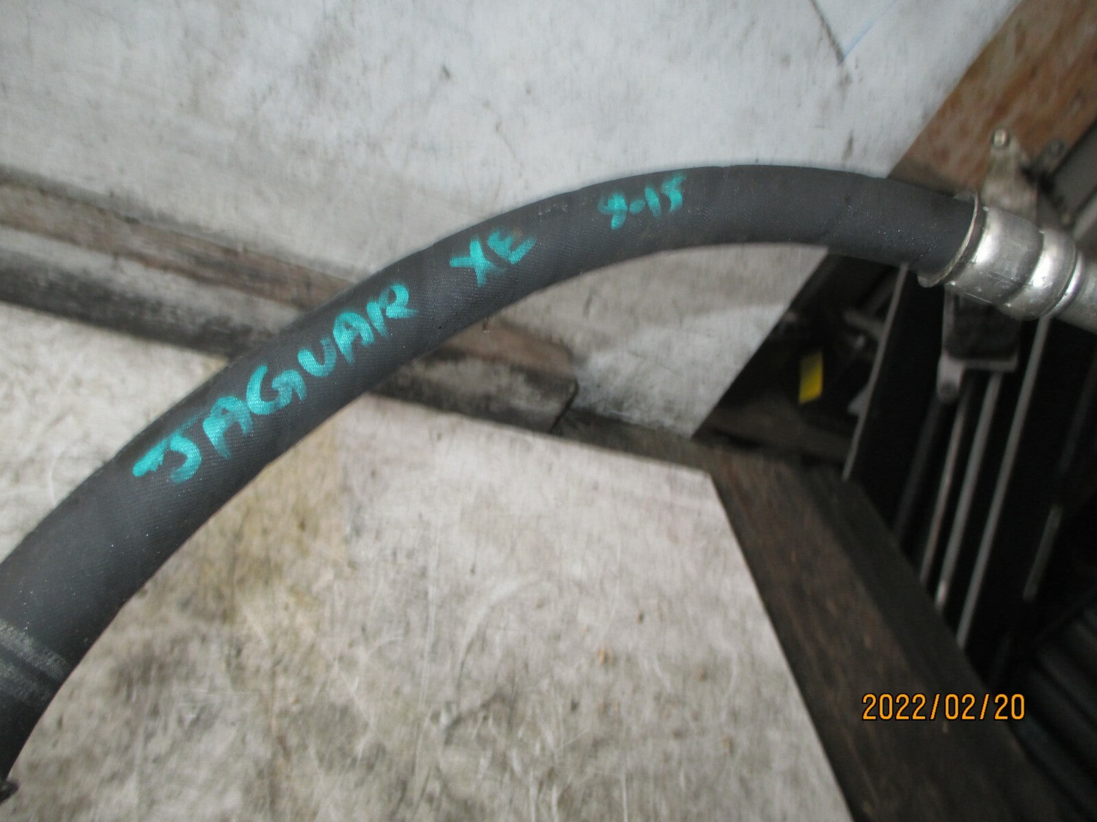 2015 JAGUAR XE 2.0 DIESEL AC AIR CONDITIONING HOSE PIPE GX7319N602BC