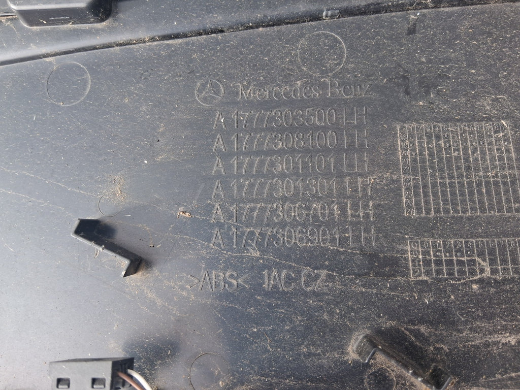 2021 MERCEDES A CLASS NSR REAR NEAR LEFT PASSENGER SIDE DOOR CARD A1777303500