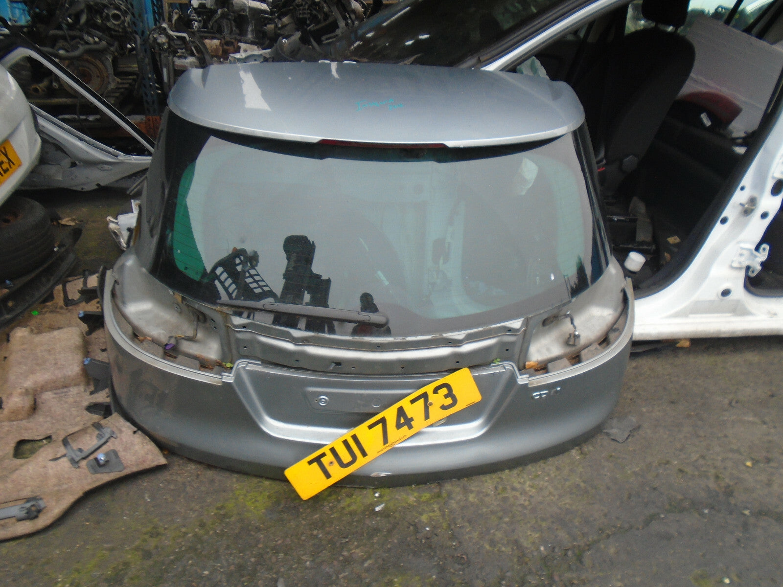VAUXHALL INSIGNIA MK1 2012 REAR BOOTLID TAILGATE SILVER