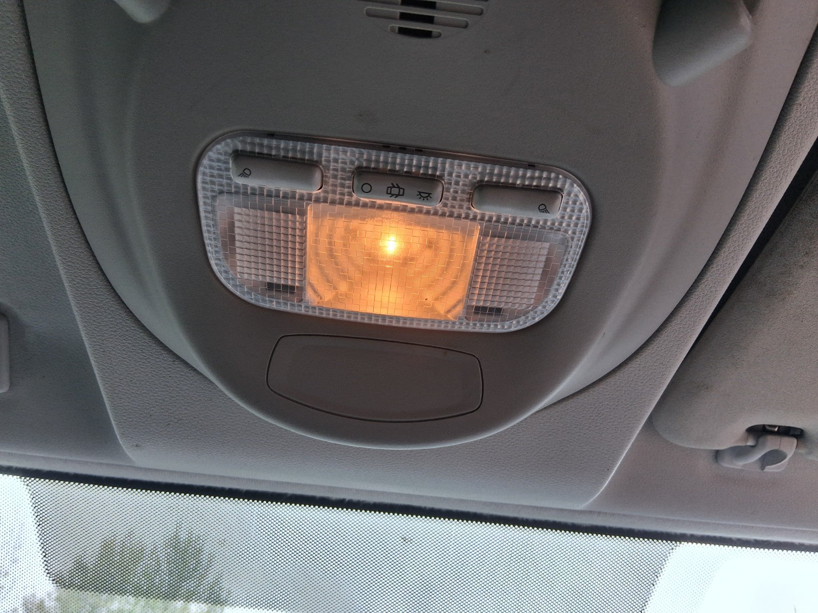 2017 PEUGEOT PARTNER MK2 FRONT INTERIOR ROOF READING COURTESY LIGHT