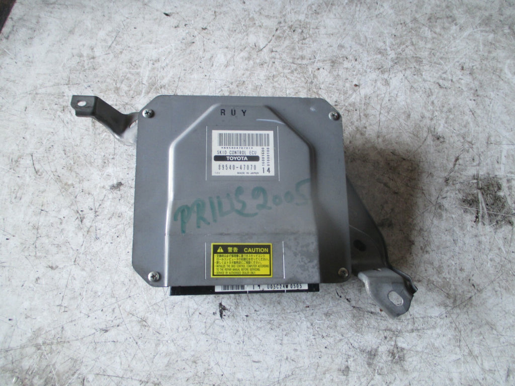 TOYOTA PRIUS 2005 XW20 SKID CONTROL ECU UNIT 8954047070