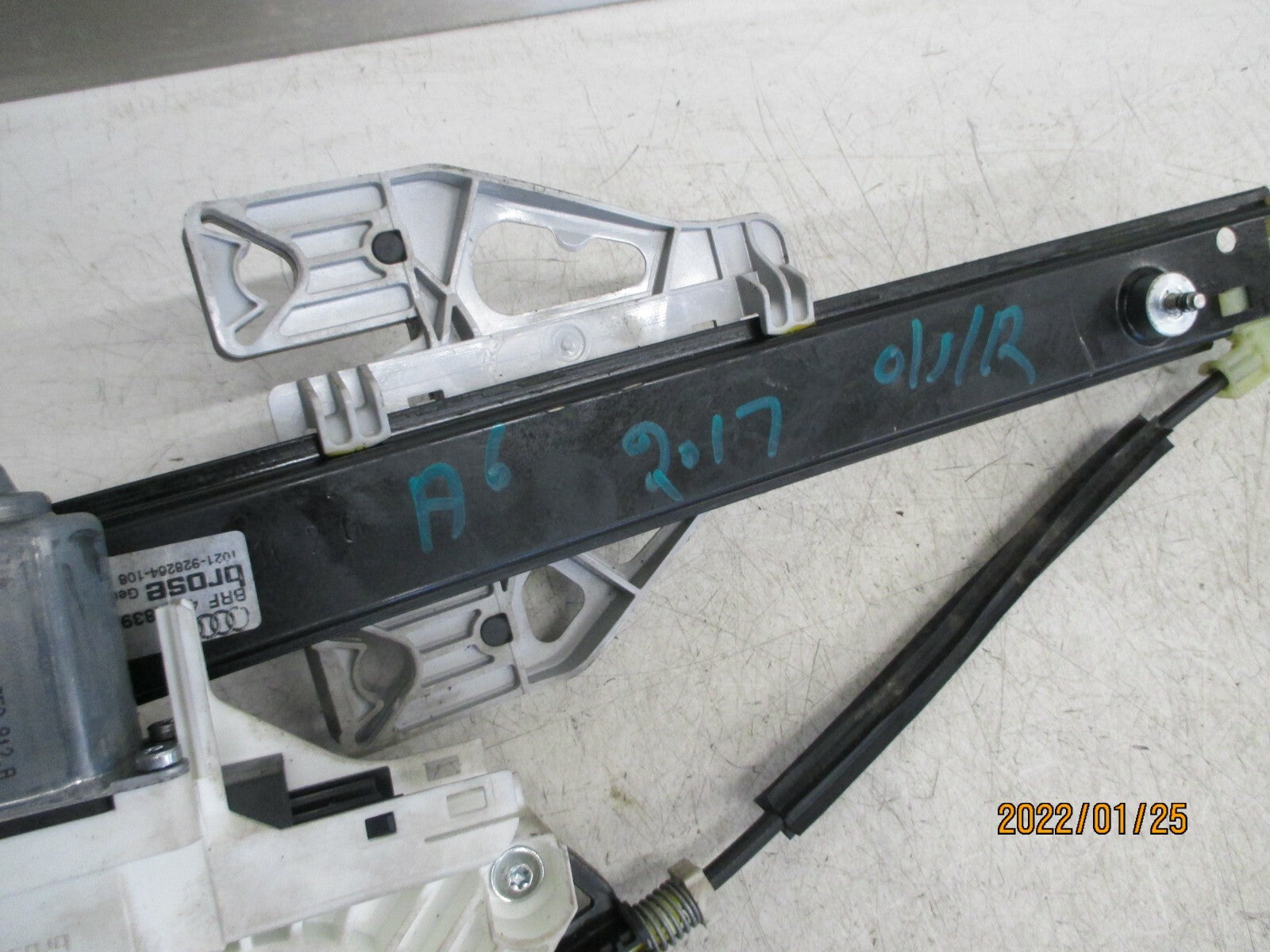 AUDI A6 2017 C7 OSR REAR DRIVER SIDE WINDOW REGULATOR MOTOR 4g0839462