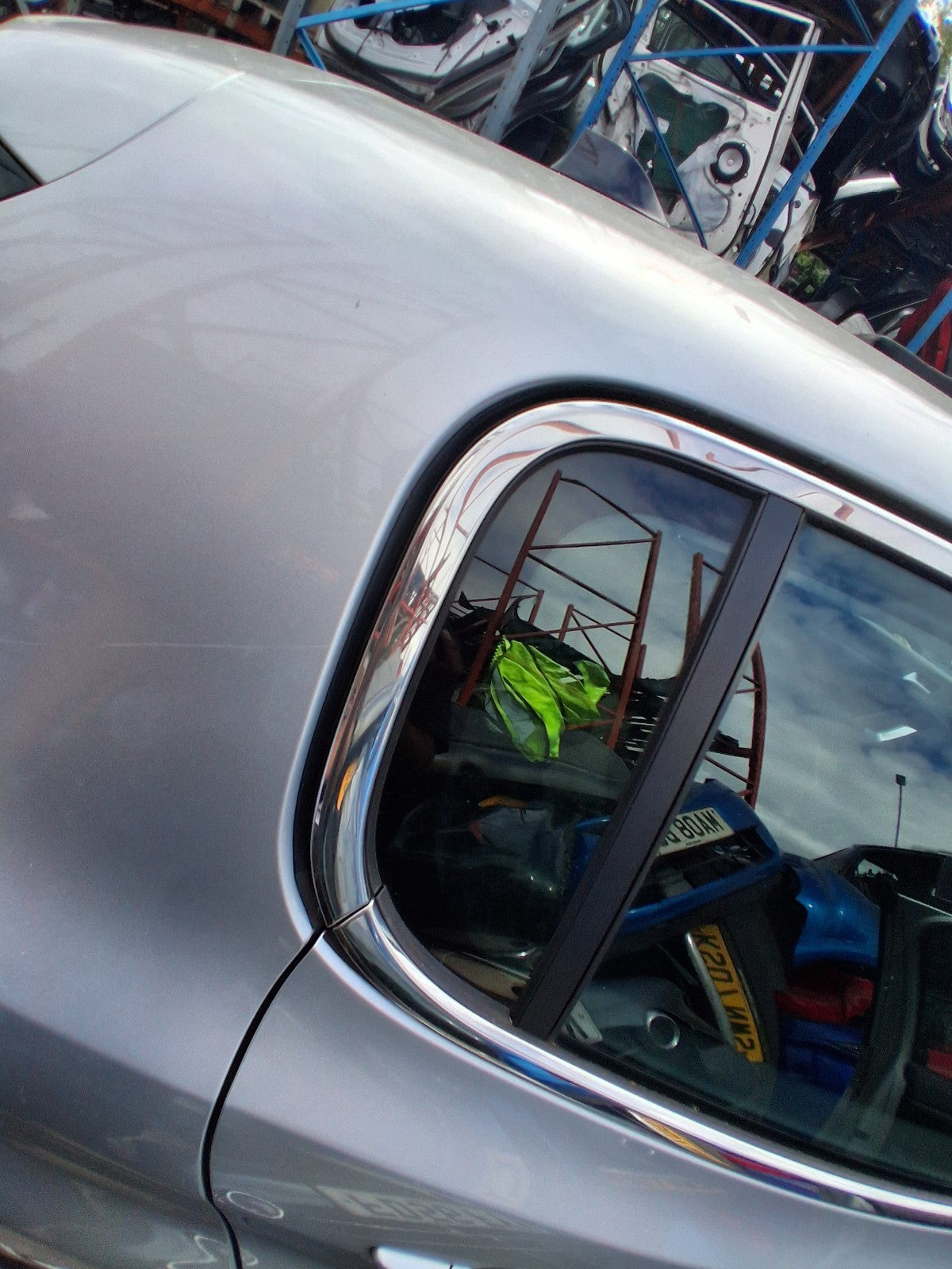 2014 PEUGEOT 308 MK2 HATCH NSR PASSENGER SIDE REAR QUARTER WINDOW GLASS