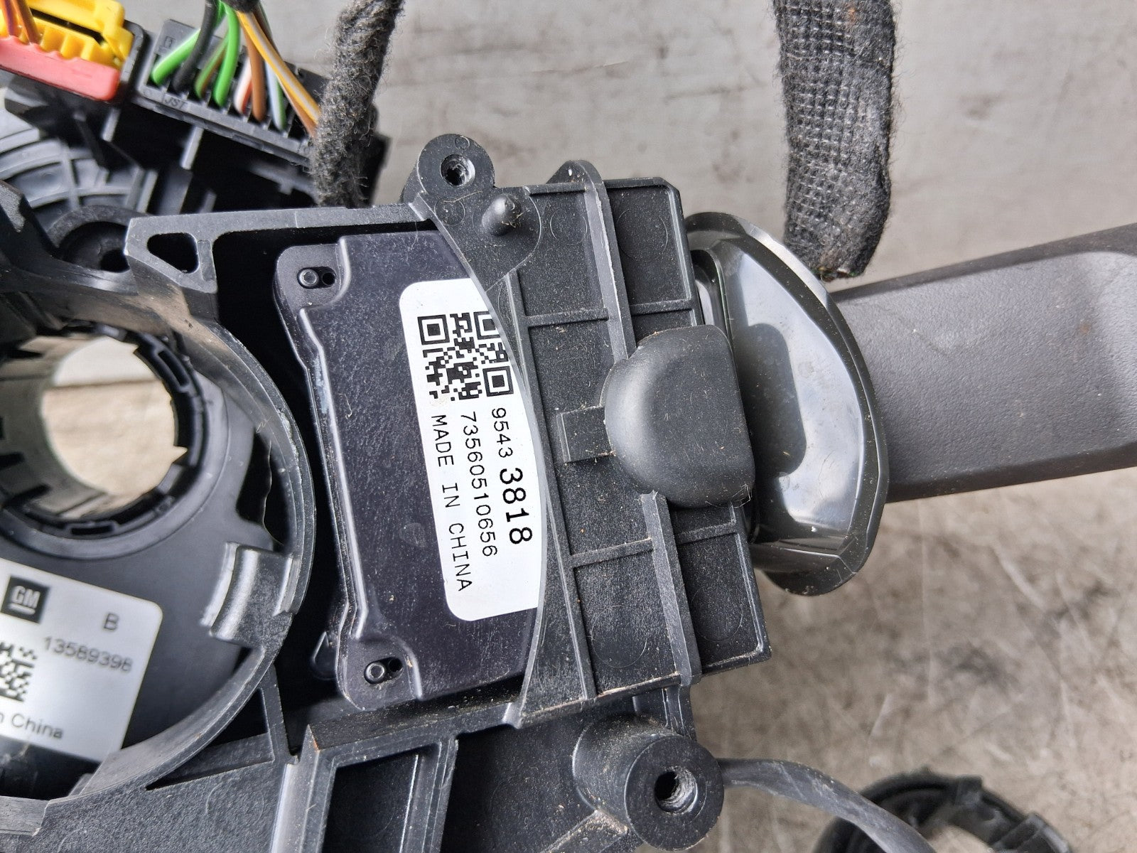 VAUXHALL ZAFIRA C 2018 INDICATOR WIPER COMBINATION SWITCH STALK SQUIB 20941129