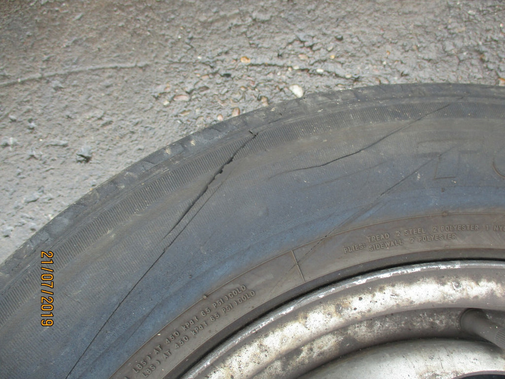 FORD TRANSIT MK7 SPARE STEEL WHEEL & TYRE 5 STUD 15 INCH TOYO 195/70 R15
