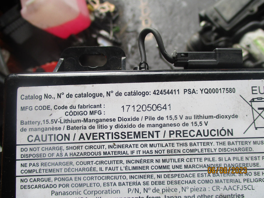 VAUXHALL INSIGNIA 2017 BATTERY COMMUNICATION MODULE 42454411