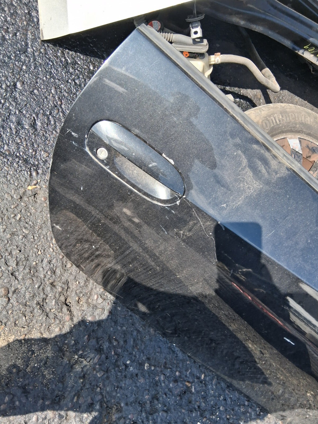 2003 BMW Z4 E85 3 DOOR CONVERTIBLE OS DRIVER SIDE BARE DOOR BLACK