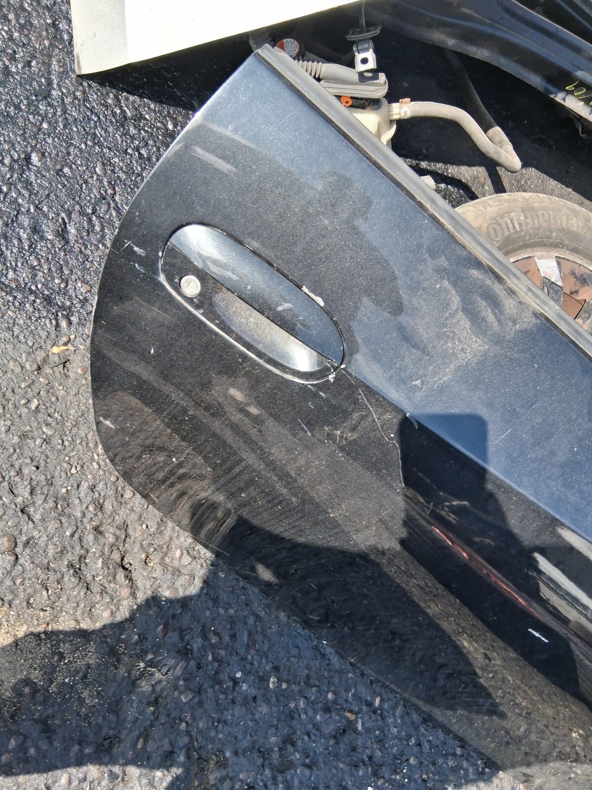 2003 BMW Z4 E85 3 DOOR CONVERTIBLE OS DRIVER SIDE BARE DOOR BLACK