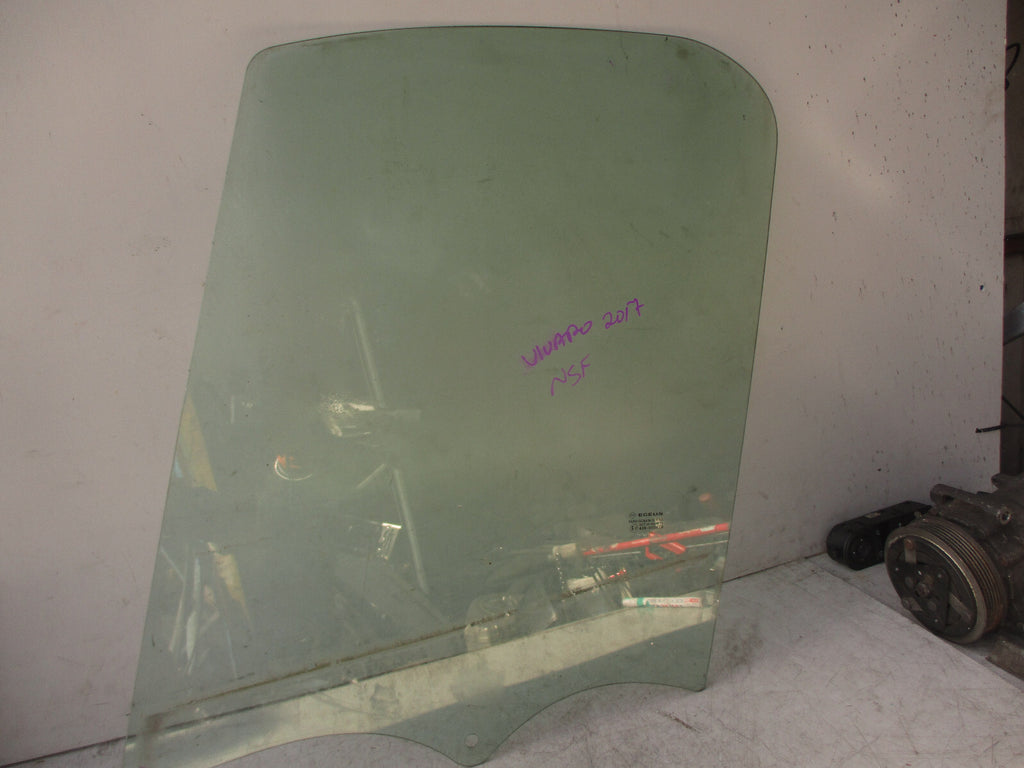 2017 VAUXHALL VIVARO NSF PASSENGER SIDE FRONT LEFT DOOR WINDOW GLASS