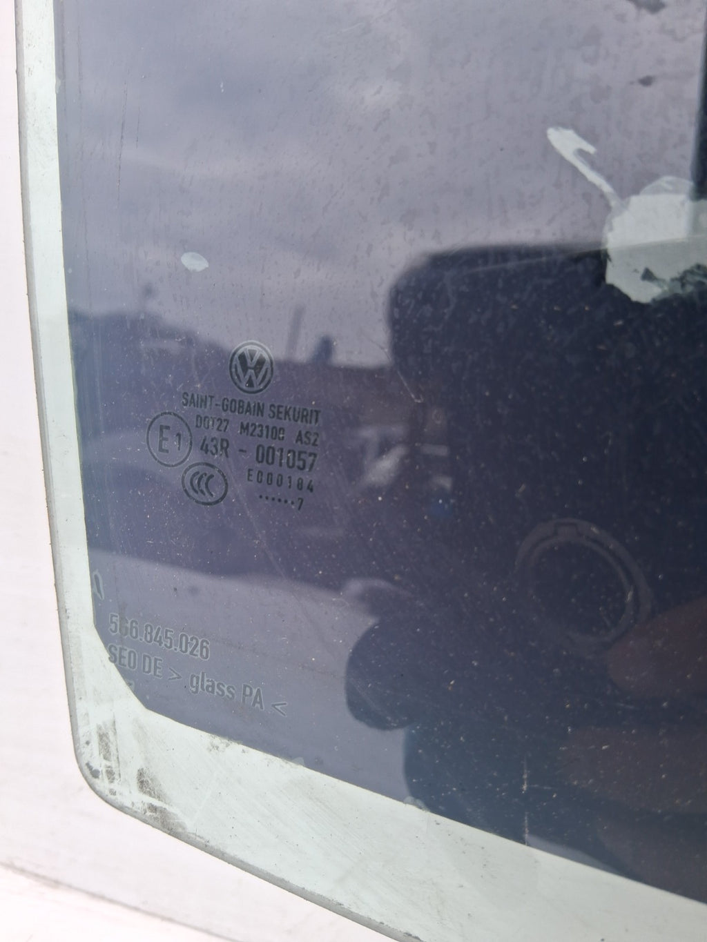 2017 VW VOLKSWAGEN GOLF MK7 OSR DRIVER RIGHT SIDE REAR WINDOW GLASS 566845026