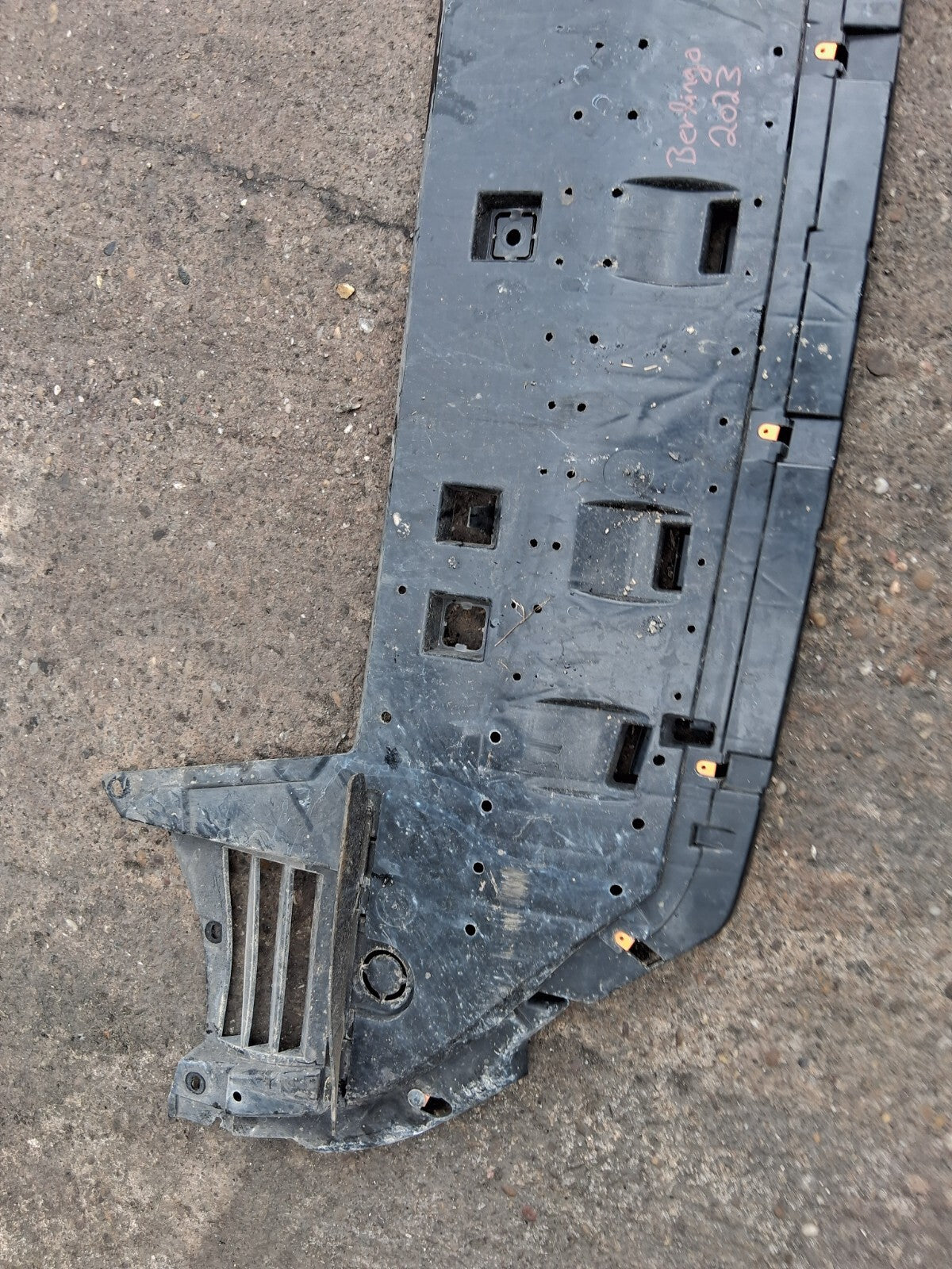 2023 CITROEN BERLINGO MK3 FRONT BUMPER UNDER TRAY COVER 9816809680