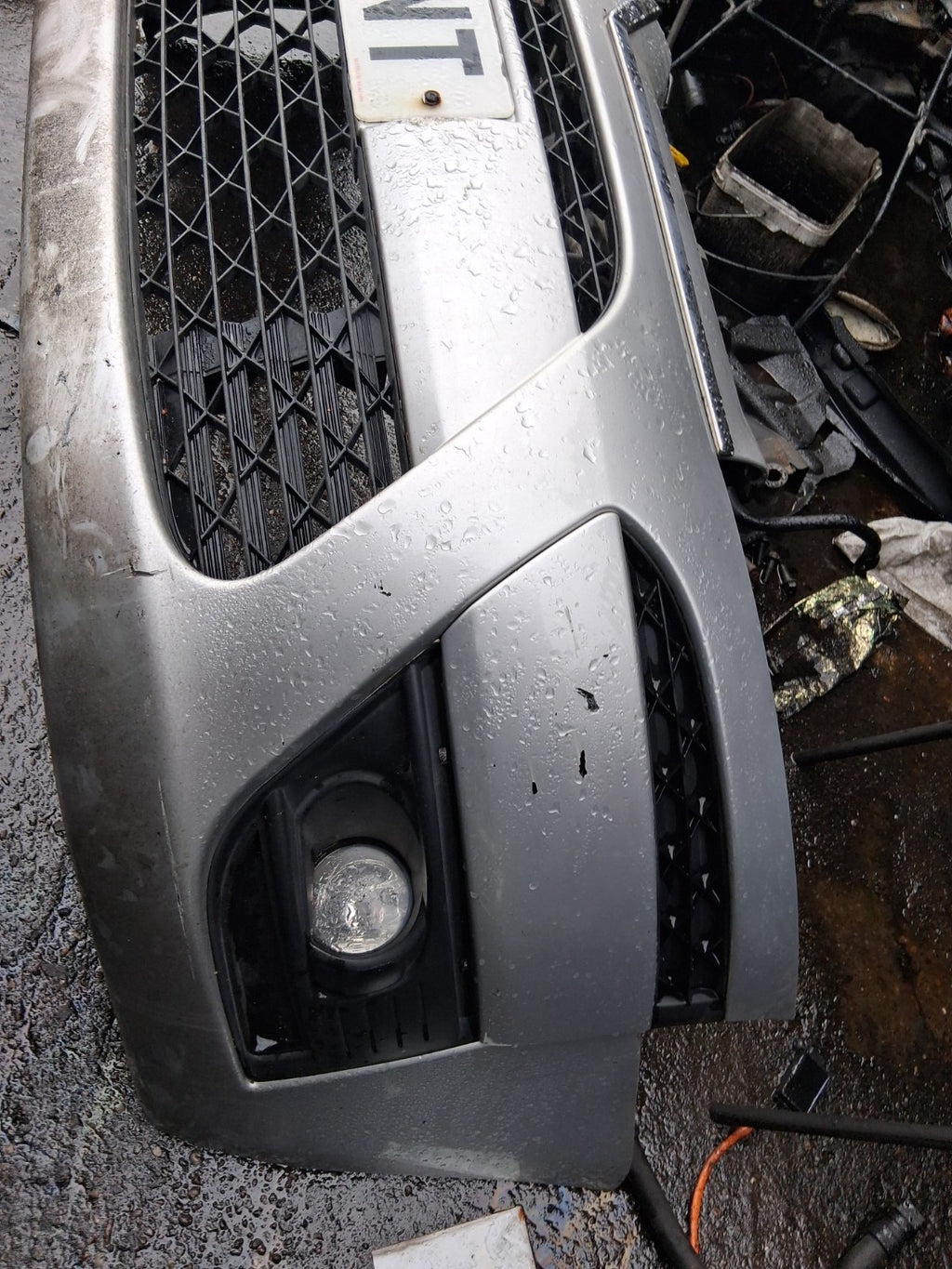 2008 CITROEN C4 PICASSO COMPLETE FRONT BUMPER SILVER