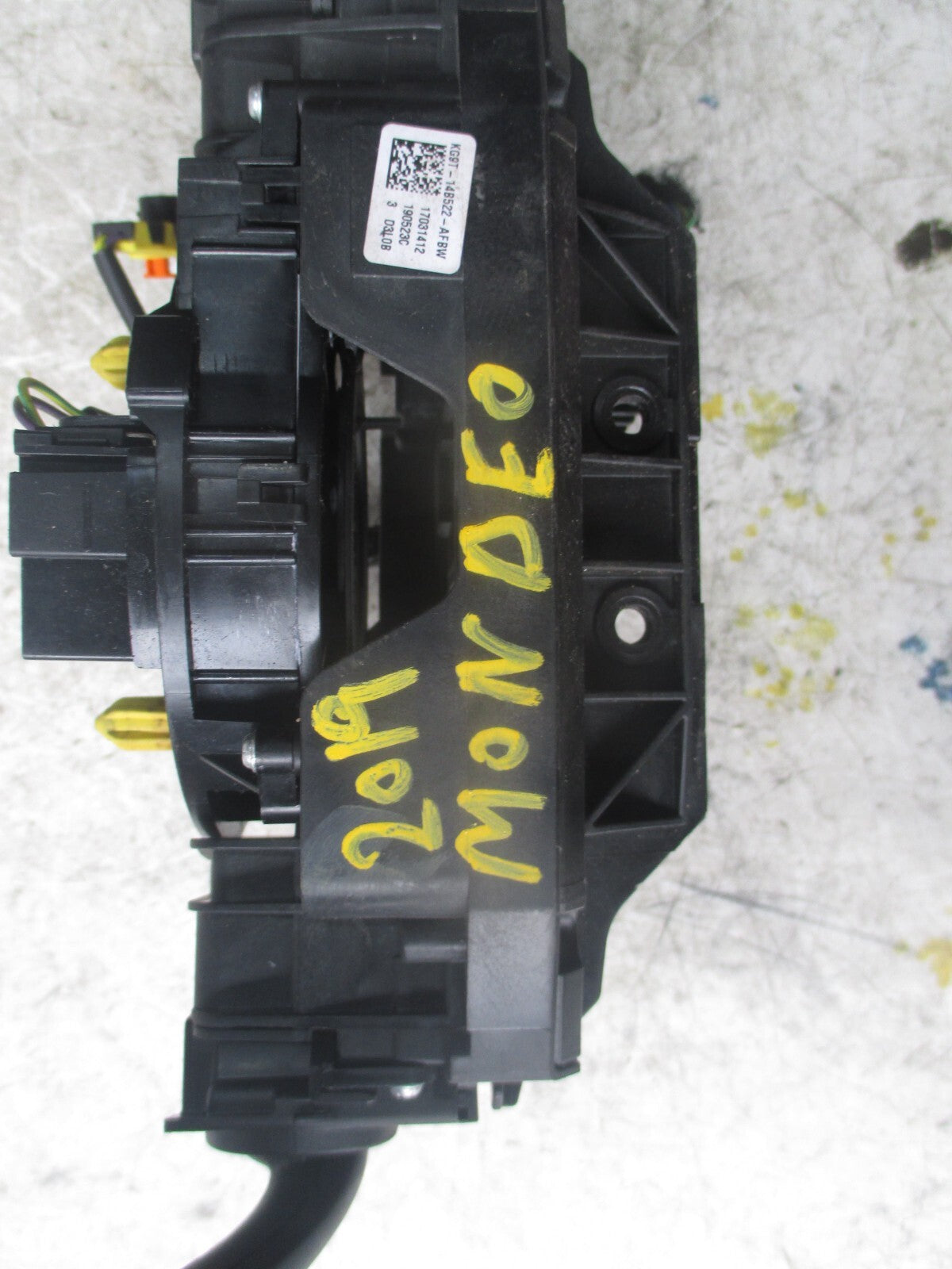 FORD MONDEO 2019 INDICATOR WIPER SWITCH STALK WITH AIRBAG SQUIB KG9T14B522AFBW