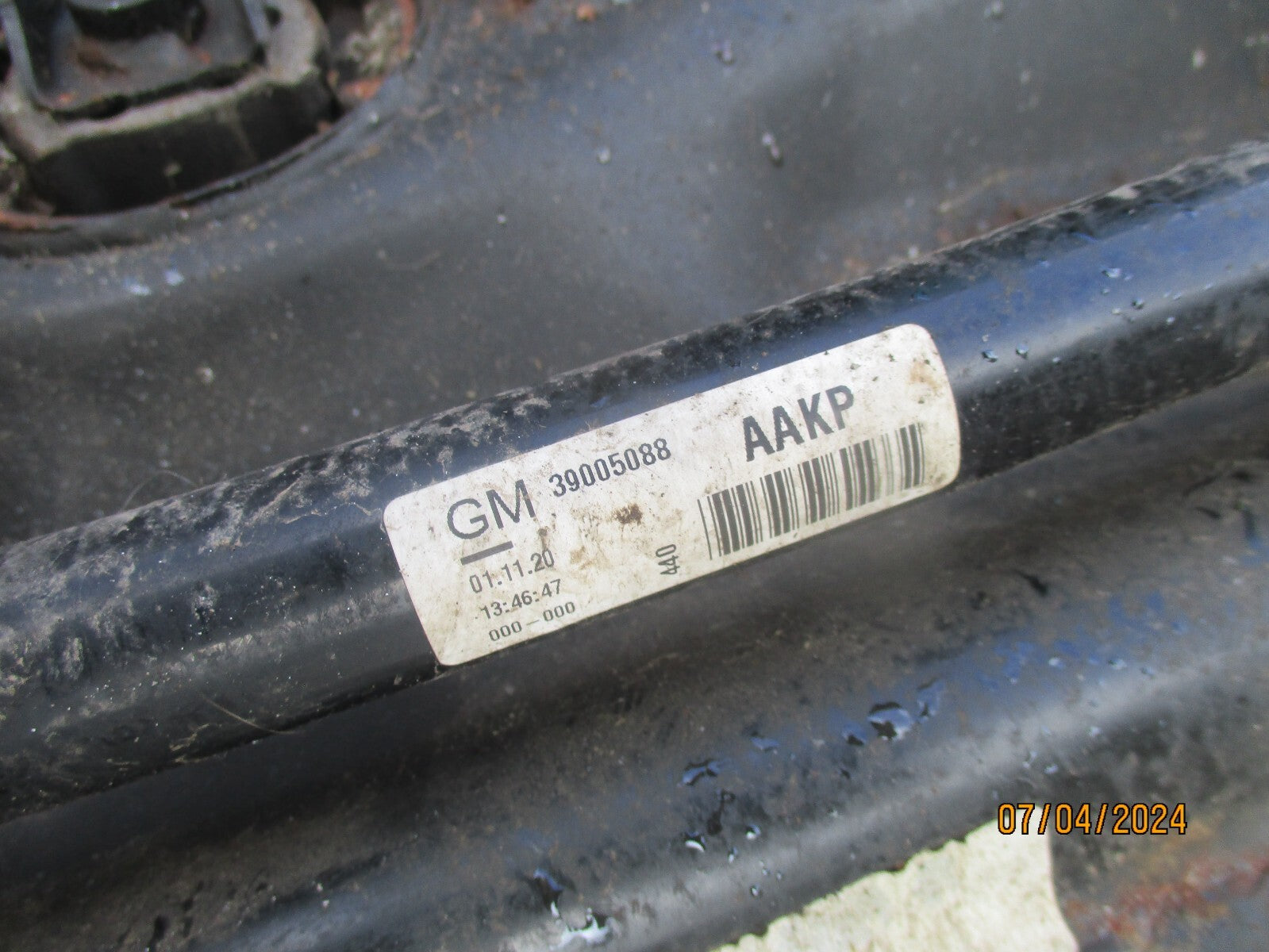 VAUXHALL ASTRA K 2020 1.2 PETROL FRONT SUBFRAME CARRIER