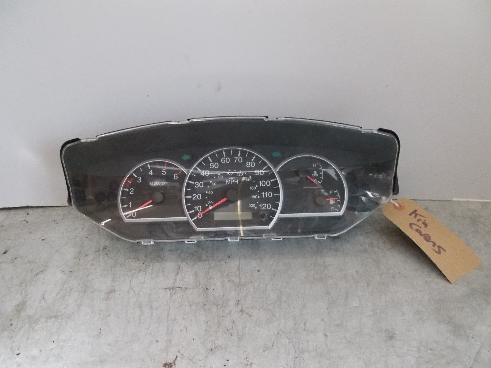 KIA CARENS 2004 2.0 CRDI CLOCKS SPEEDO INSTRUMENT CLUSTER 0K2KL55430