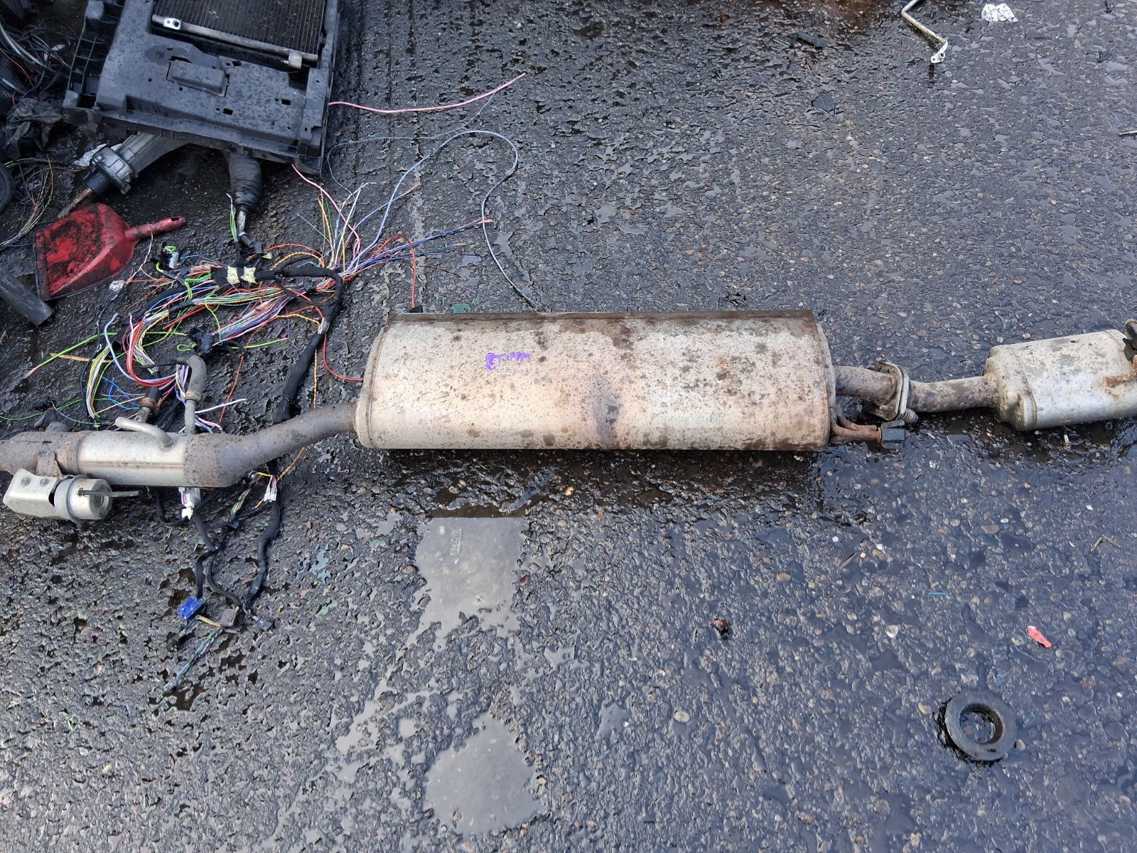 2013 TOYOTA ESTIMA MK3 EXHAUST BACK BOX FLEXI PIPE