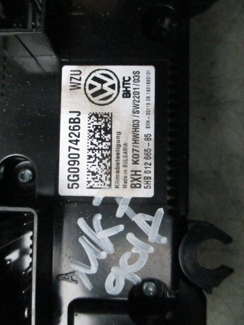 2013 VW GOLF MK7 AC HEATER CLIMATE CONTROL PANEL 5G0907426BJ