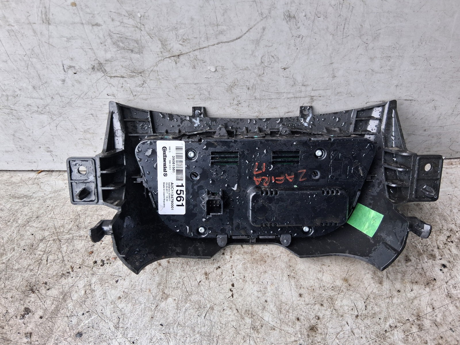 2017 VAUXHALL ZAFIRA C TOURER AC HEATER CLIMATE CONTROL SWITCH PANEL 39081561