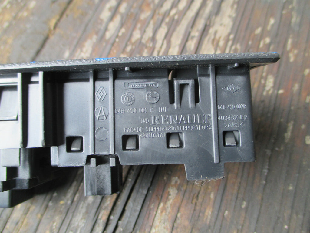 RENAULT MEGANE MK3 2013 HEADLIGHT & TRACTION CONTROL SWITCHES 648450001R