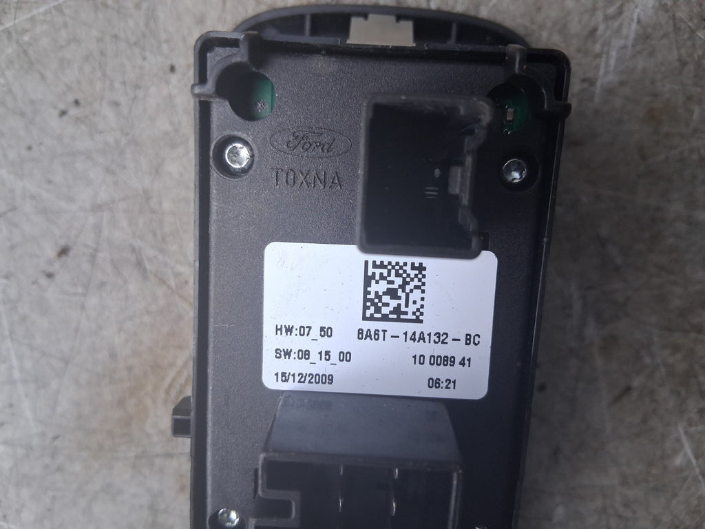 2010 FORD FIESTA MK7 OSF DRIVER SIDE FRONT WINDOW CONTROL SWITCH 8A6T14A132BC