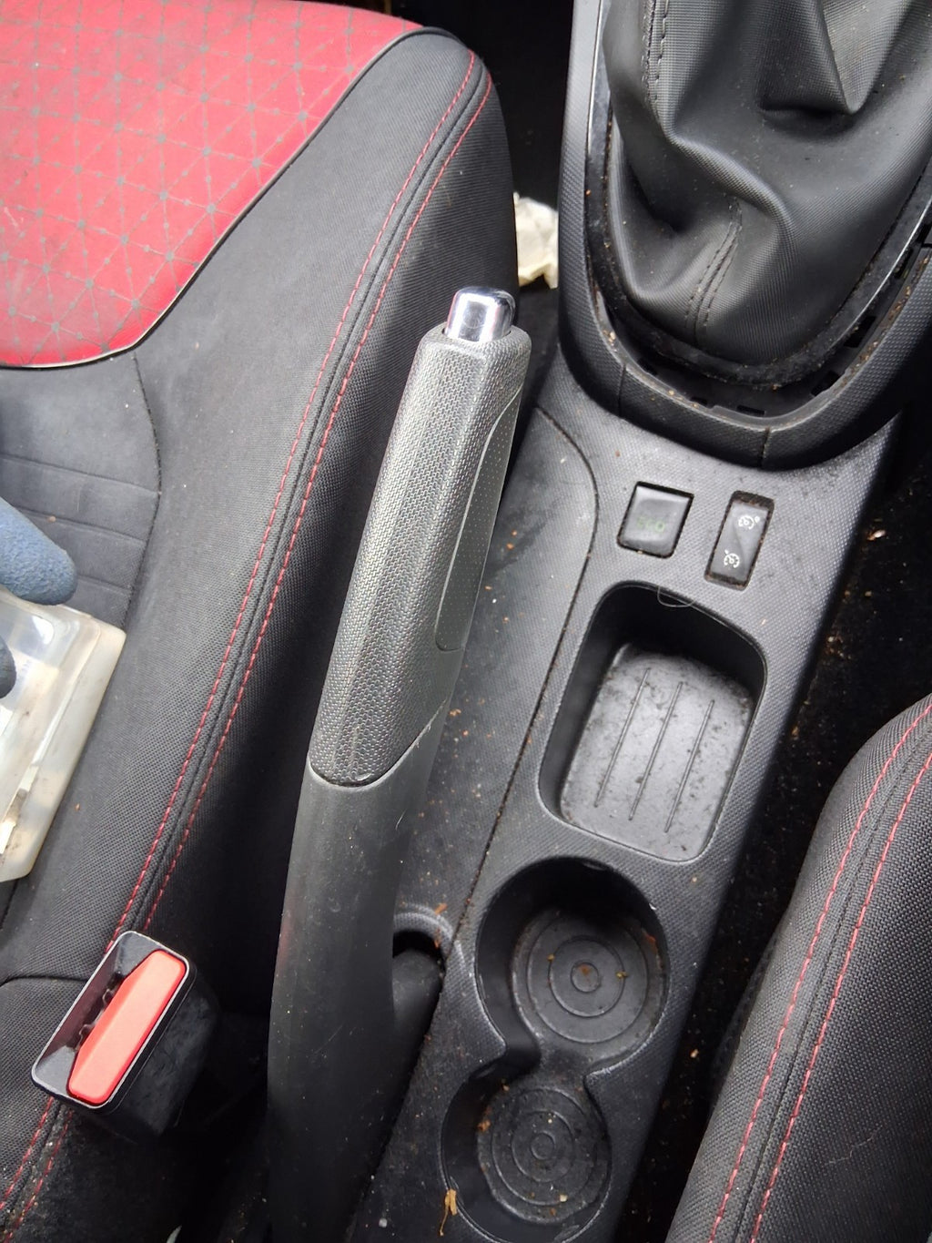 2013 RENAULT CLIO X98 MK4 MANUAL HANDBRAKE PARKING BRAKE LEVER MECHANISM