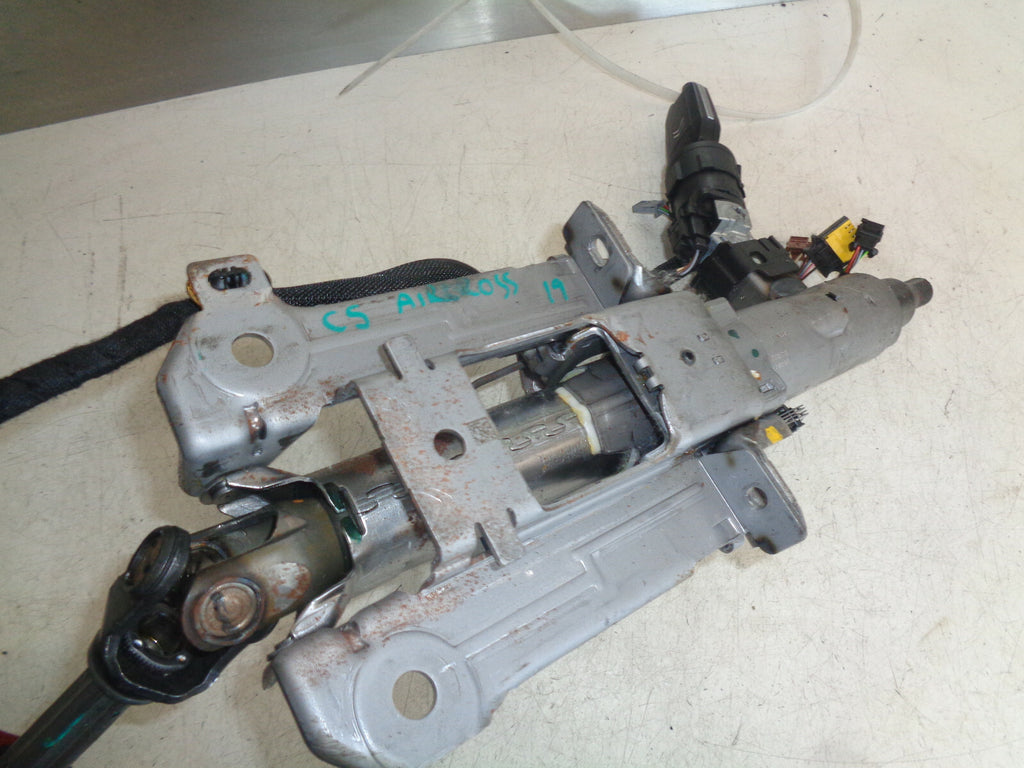 CITROEN C5 AIRCROSS 2019 1.5 DIESEL STEERING COLUMN WITH IGNITION BARREL + KEY