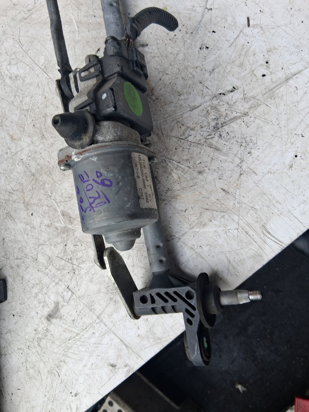 2010 FIAT 500 LOUNGE MK1 FRONT WINDSCREEN WIPER MOTOR LINKAGE MS1592008660