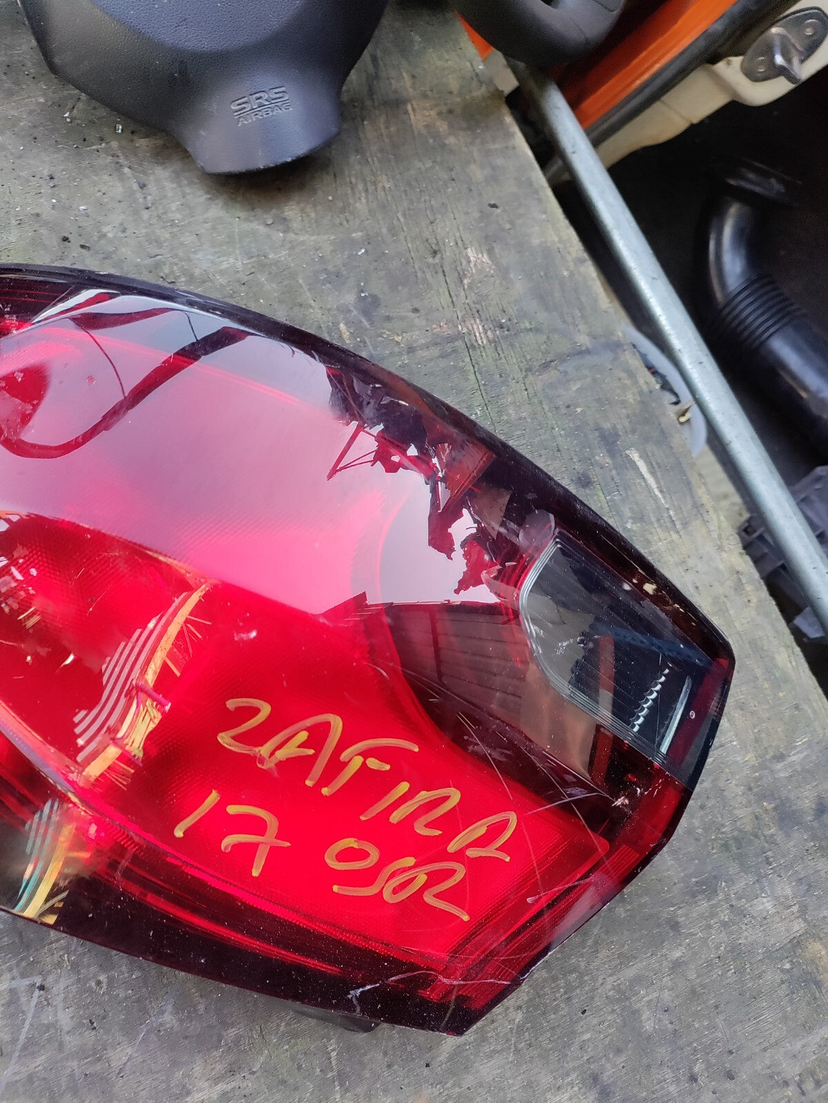 VAUXHALL ZAFIRA C MK3 2017 OSR DRIVER SIDE REAR TAIL LIGHT 39033313