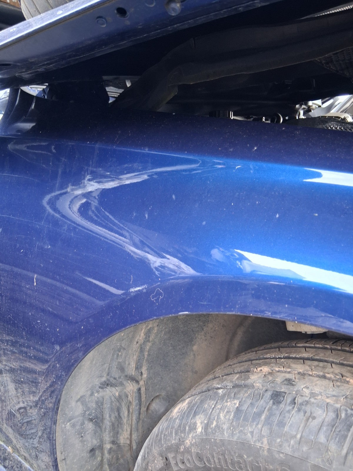 2021 MERCEDES C CLASS C205 COUPE OSF DRIVER SIDE FRONT RIGHT WING PANEL BLUE 896