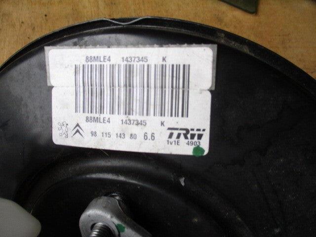 CITROEN C4 CACTUS 2018 MASTER CYLINDER & MASTER CYLINDER 9811514380