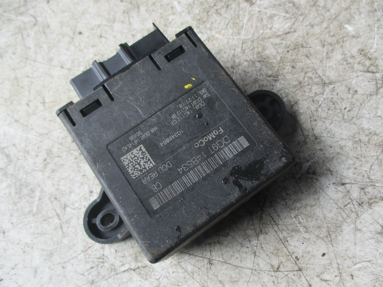 FORD S MAX 2010 OSR DRIVER SIDE REAR DOOR CONTROL MODULE DG9T14B531CB
