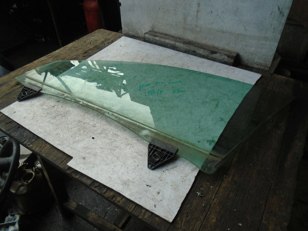 AUDI A4 2007 B7 NSF PASSENGER SIDE FRONT DOOR WINDOW GLASS