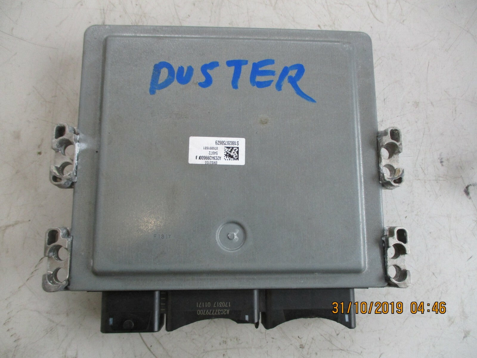DACIA DUSTER 1.2 TCE MK1 ECU ENGINE CONTROL UNIT DAMAGED 237106276R 237106102R