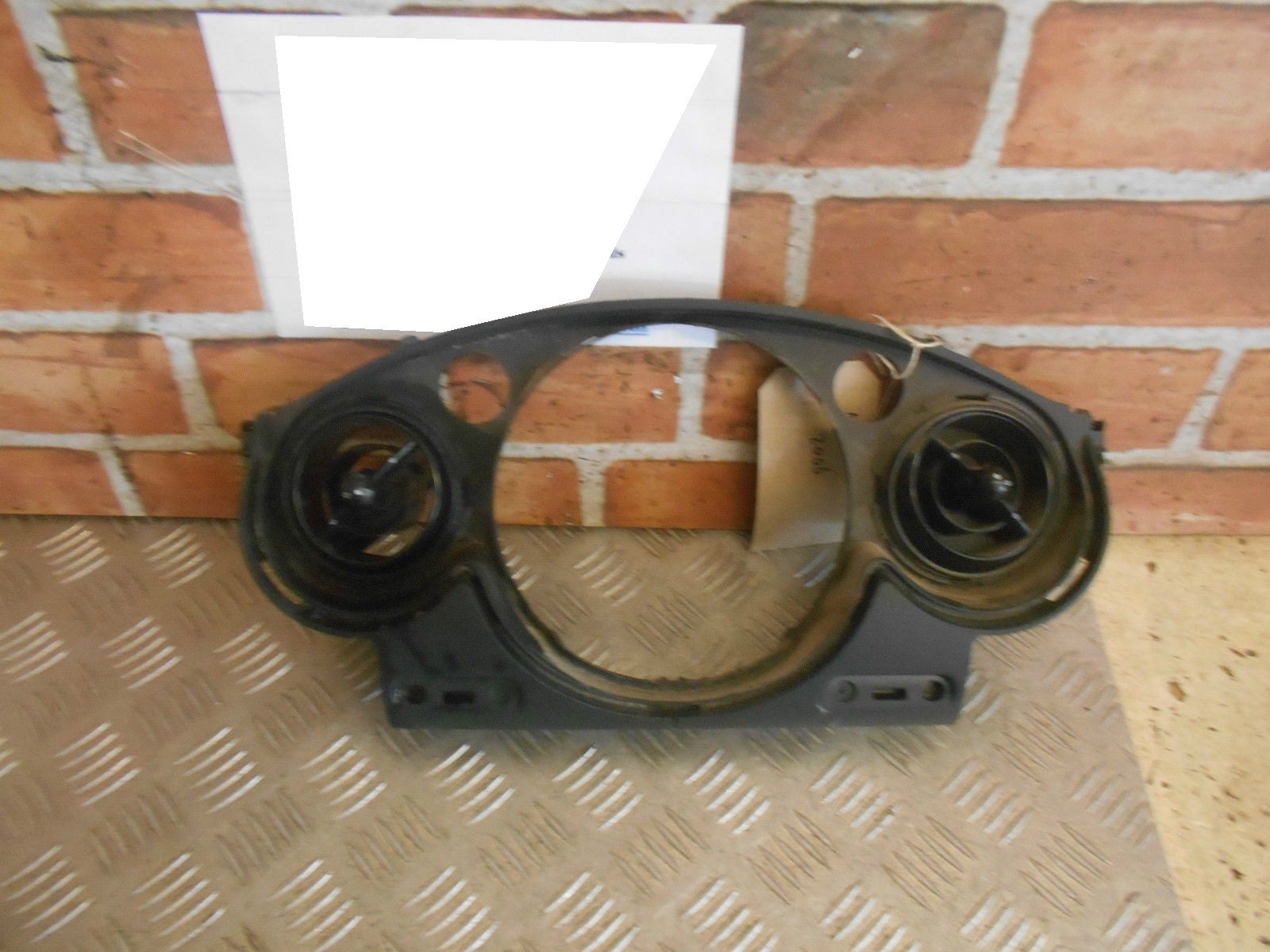 BMW MINI R52 CABRIOLET CONVERTIBLE 2006 HEATER VENT CLOCK SURROUND UNIT