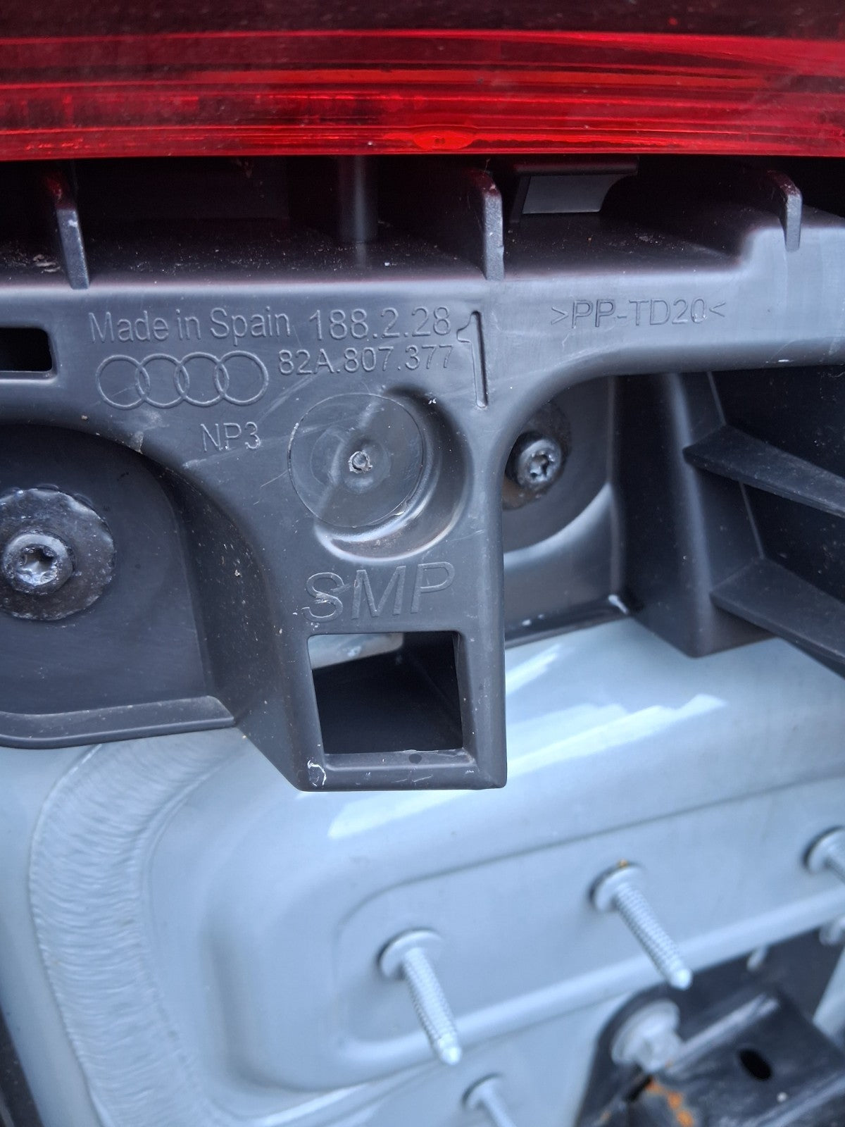 2025 AUDI A1 S LINE MK2 GB REAR BUMPER SUPPORT BRACKET 82A807377