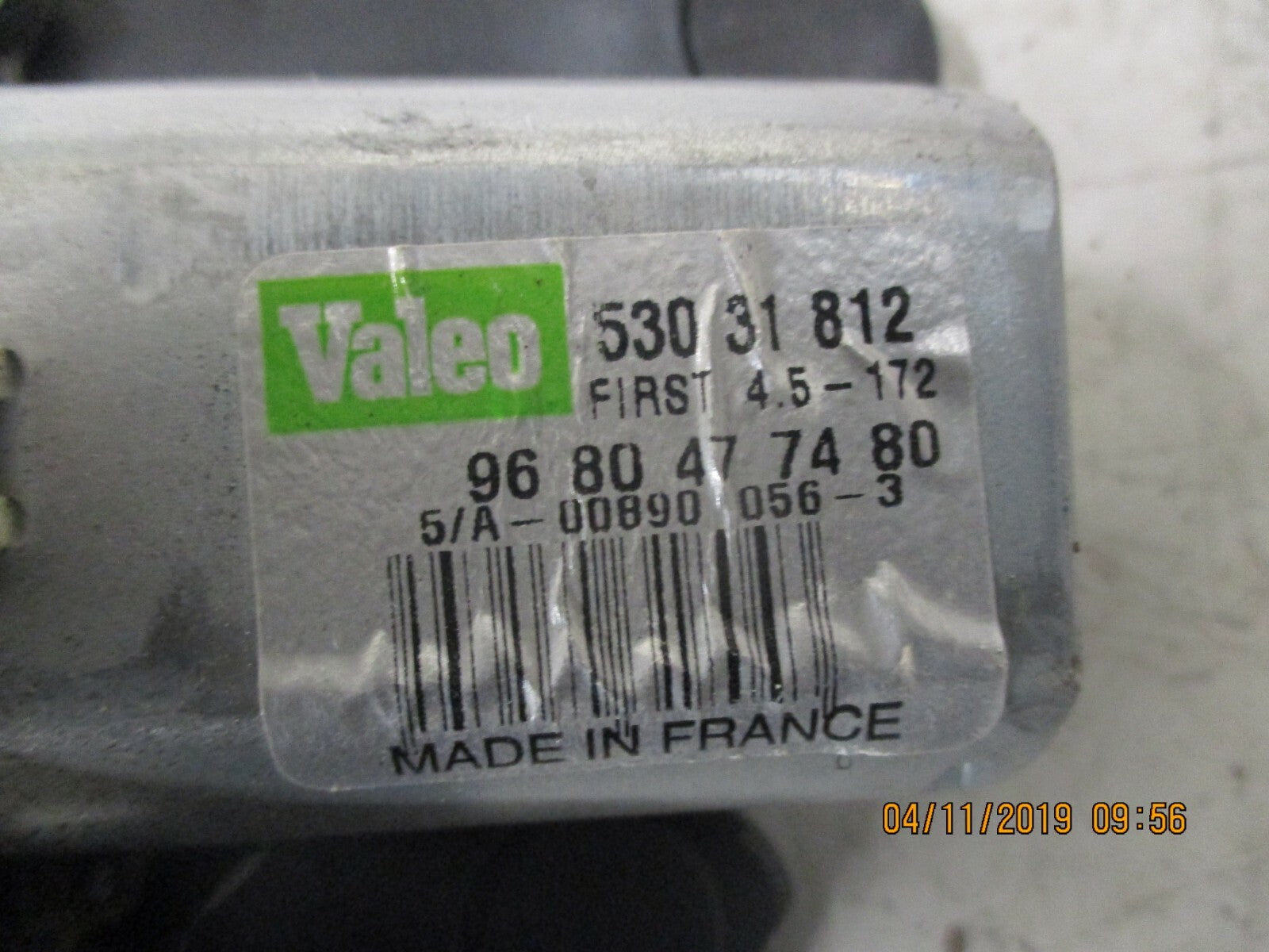 PEUGEOT 308 2009 REAR WINDOW WINDSCREEN TAILGATE BOOT WIPER MOTOR 9680477480