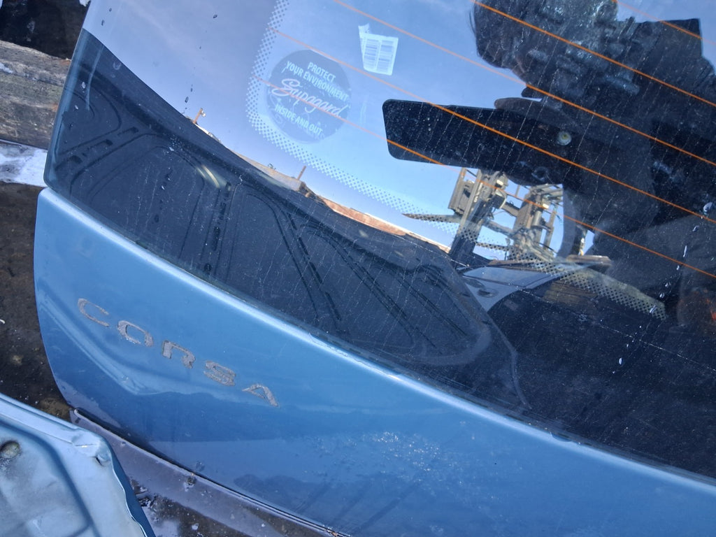 2006 VAUXHALL CORSA C REAR COMPLETE TAILGATE BOOTLID BLUE