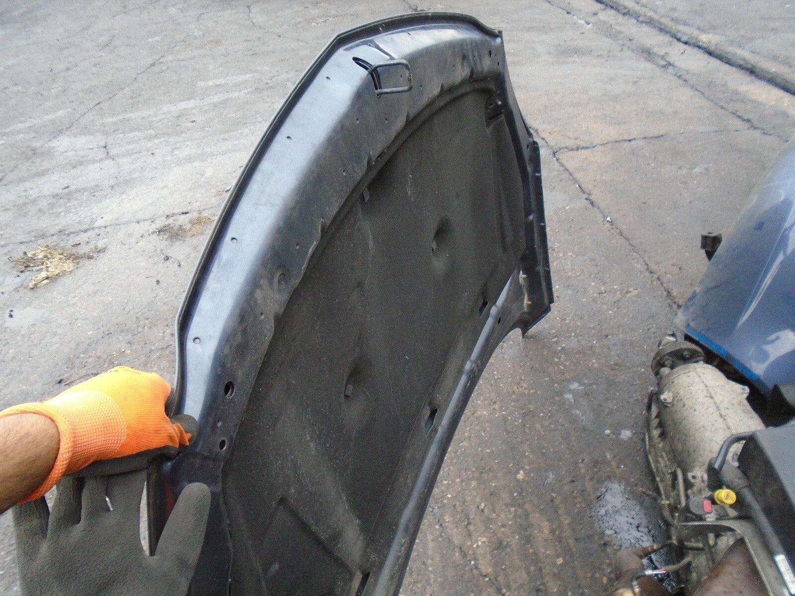 VAUXHALL INSIGNIA A 2011 FRONT COMPLETE BONNET HOOD BLUE GREY