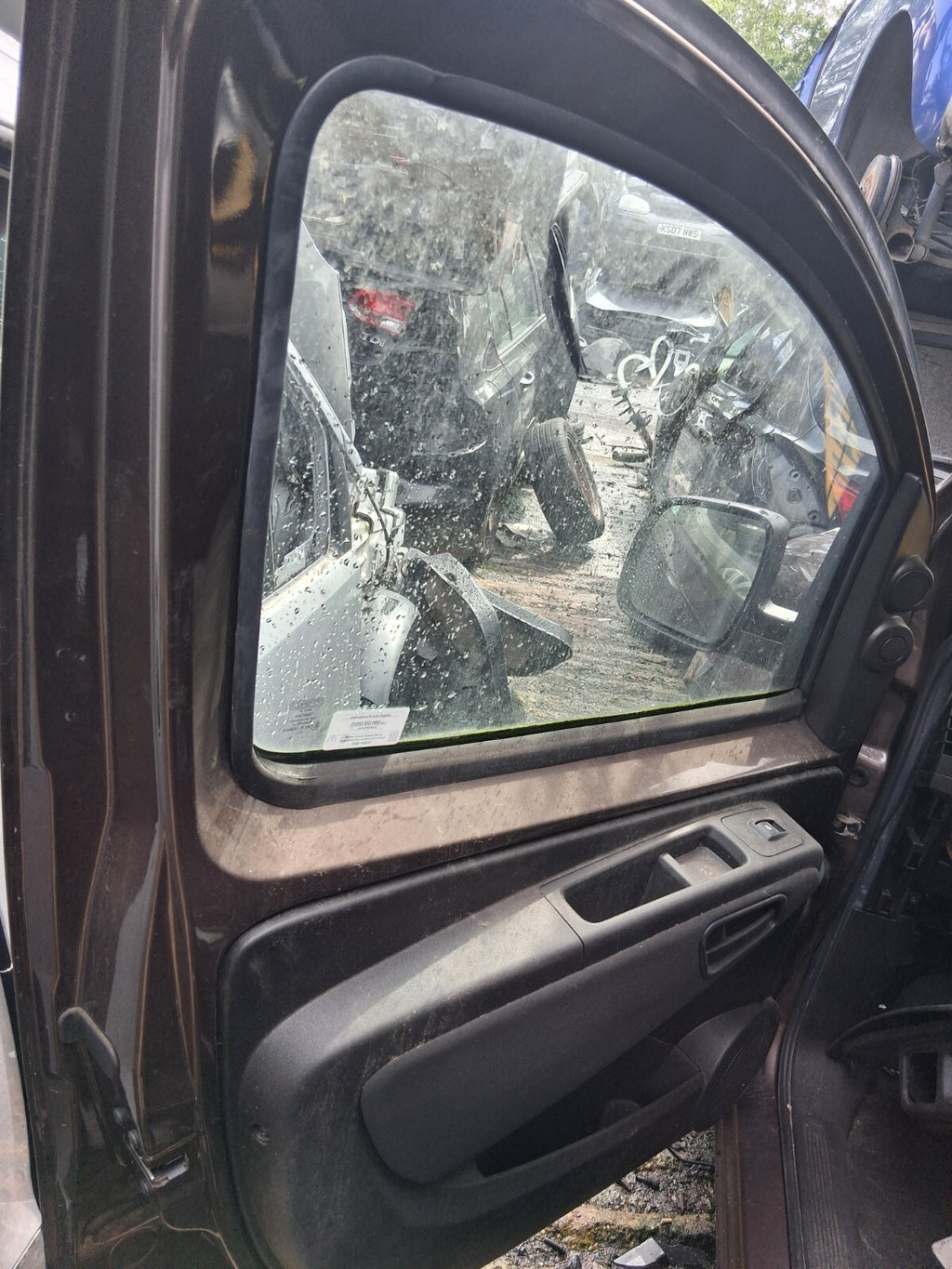 2019 FIAT FIORINO QUBO NSF COMPLETE FRONT DOOR MAGNETICO BRONZE METALLIC 444