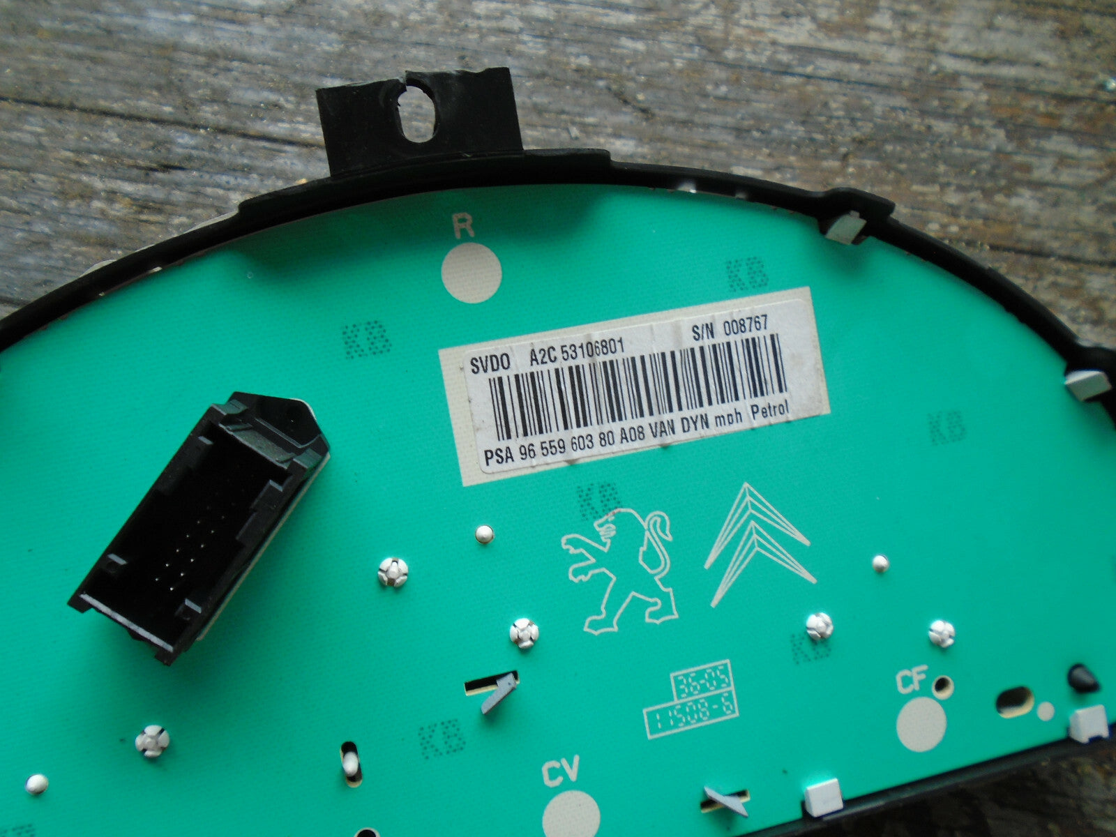 PEUGEOT 1007 2006 MK1 1.4 1.6 PETROL SPEEDOMETER INSTRUMENT CLUSTER