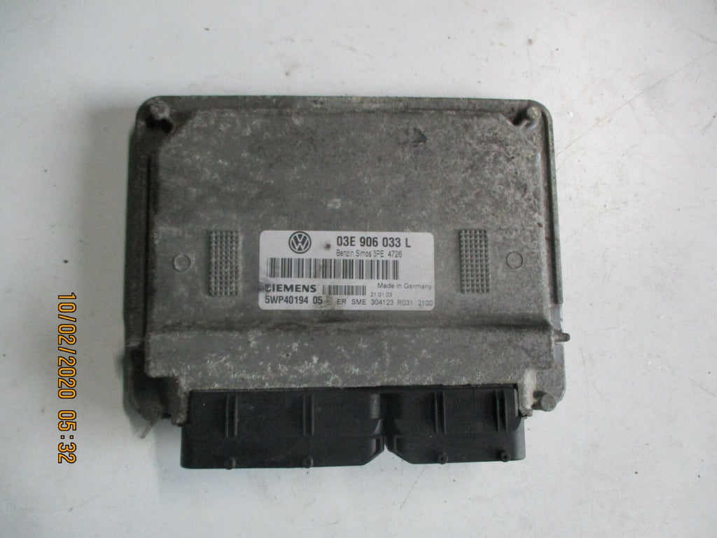 VW VOLKSWAGEN POLO 1.2 PETROL 2003 ECU ENGINE CONTROL UNIT MODULE 03E906033L
