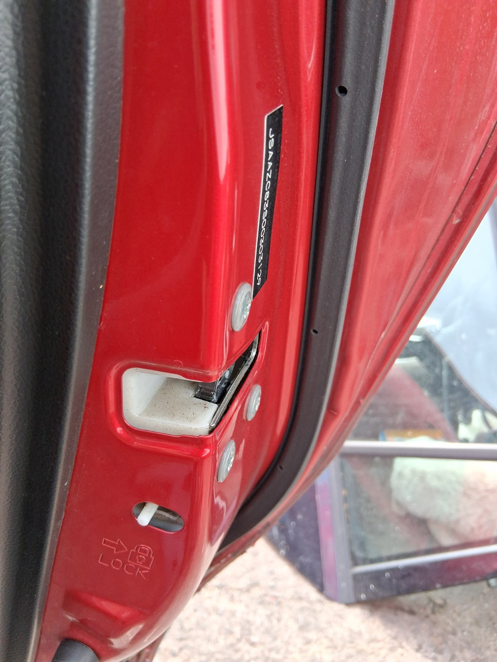 2019 SUZUKI SWIFT MK4 OSR DRIVER SIDE REAR RIGHT DOOR LOCK MECHANISM