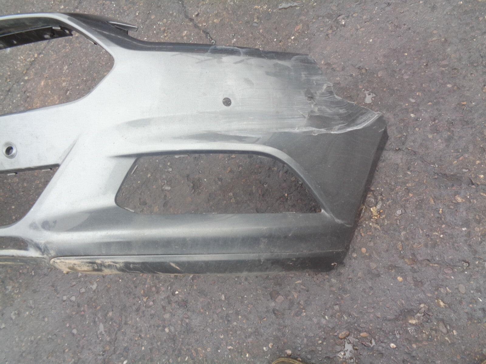 FORD MONDEO MK5 2015-2018 FRONT BUMPER GREY DAMAGED