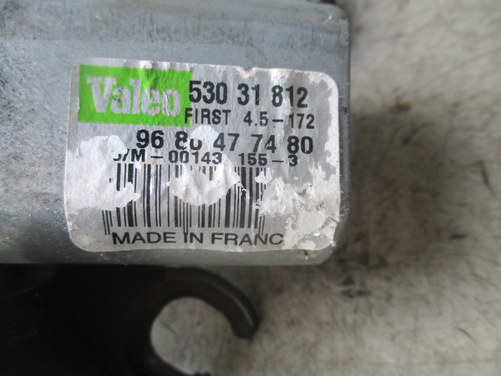 2013 PEUGEOT 5008 REAR SCREEN HATCH BACK WIPER MOTOR 53031812