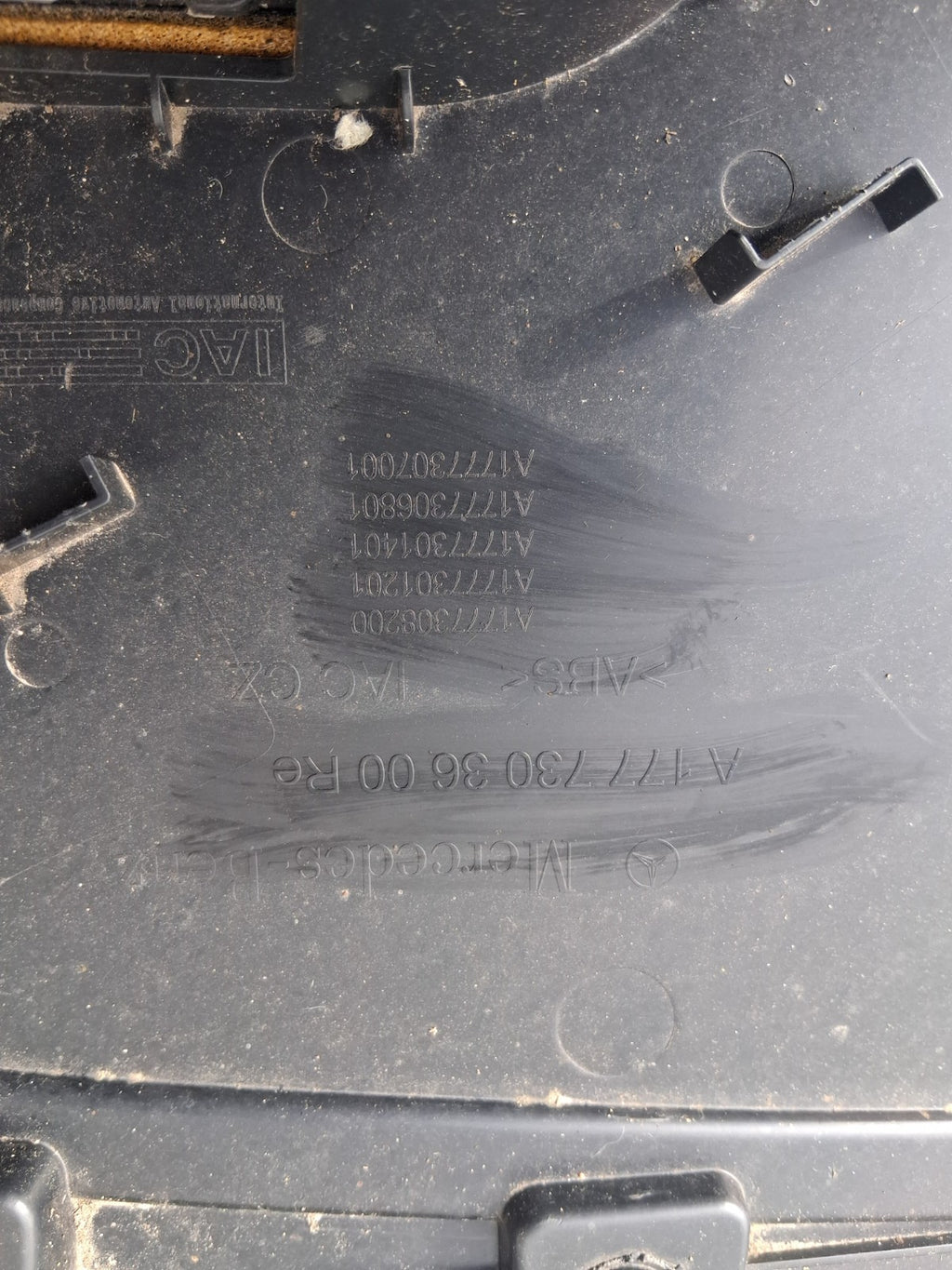 2020 MERCEDES A CLASS W177 OSR OFF DRIVER RIGHT SIDE REAR DOOR CARD A1777302001