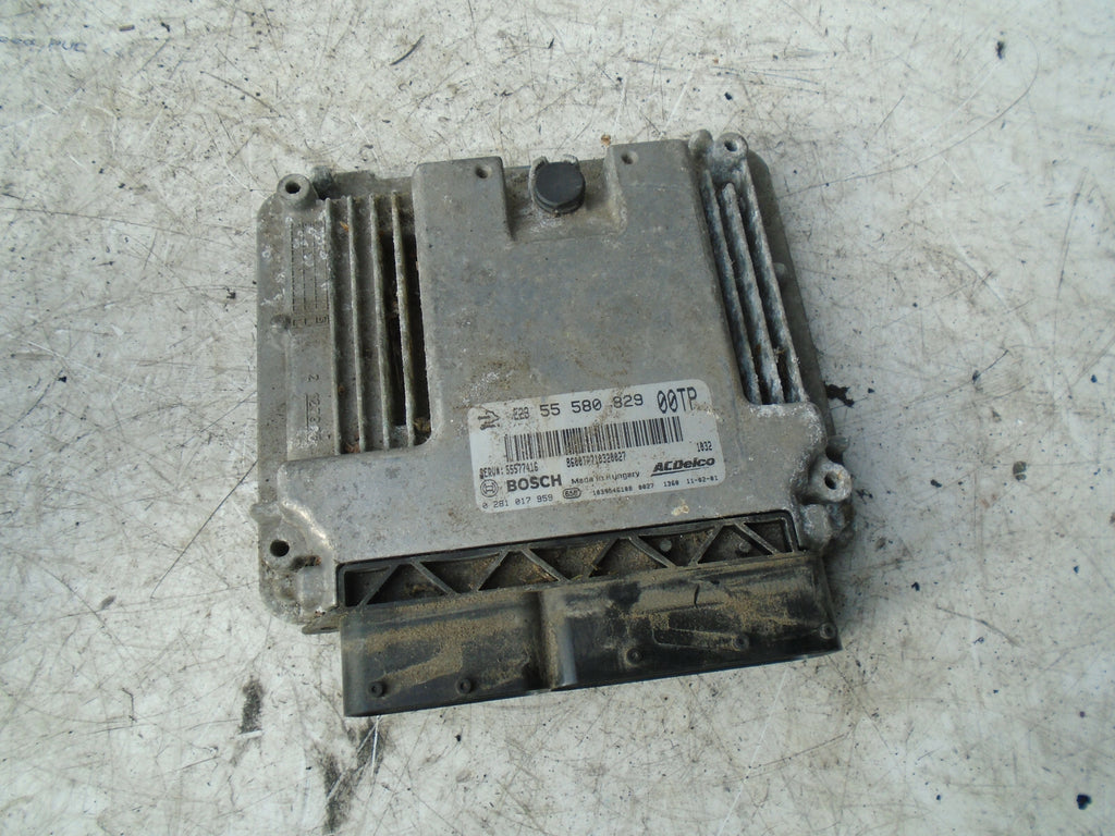 VAUXHALL CORSA D 2011 1.3 DIESEL ECU ENGINE CONTROL MODULE UNIT 55580829