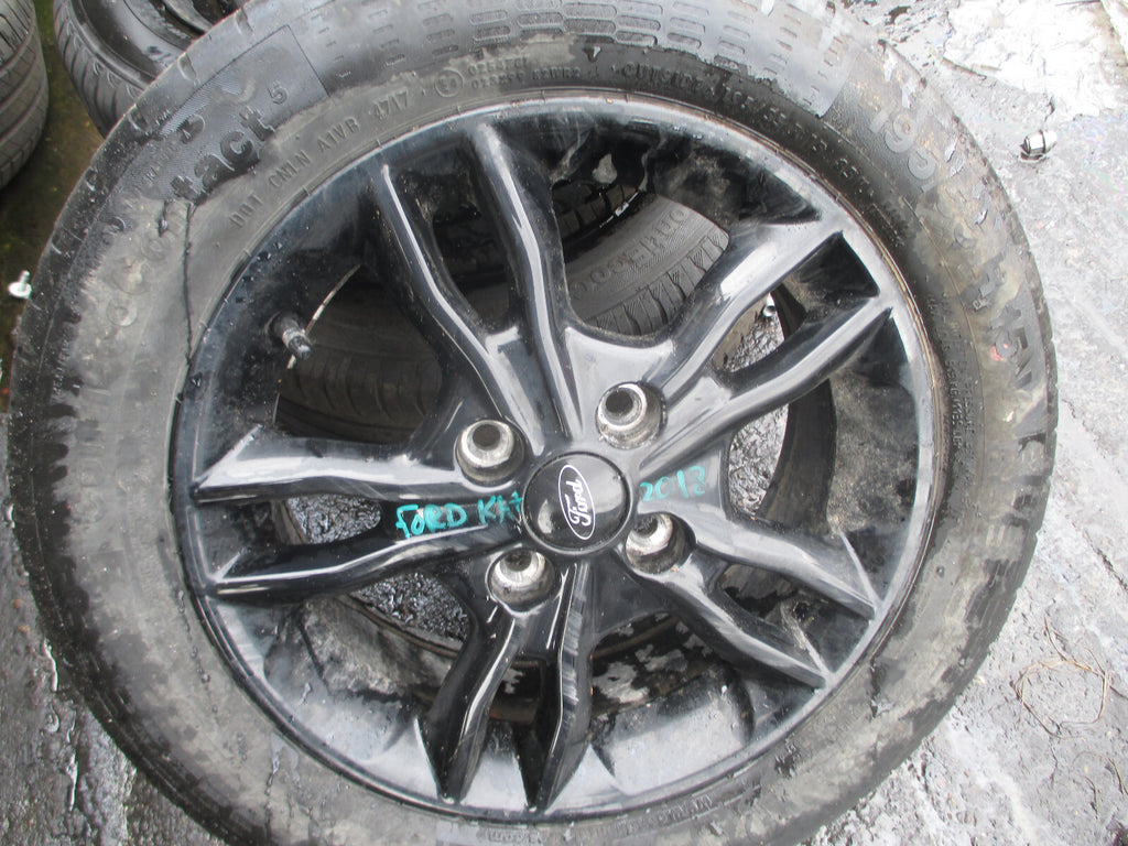 FORD KA + 2018 15 INCHS BLACK ALLOY WHEEL WITH TYRE 195/55R15 E1BJ1007CA
